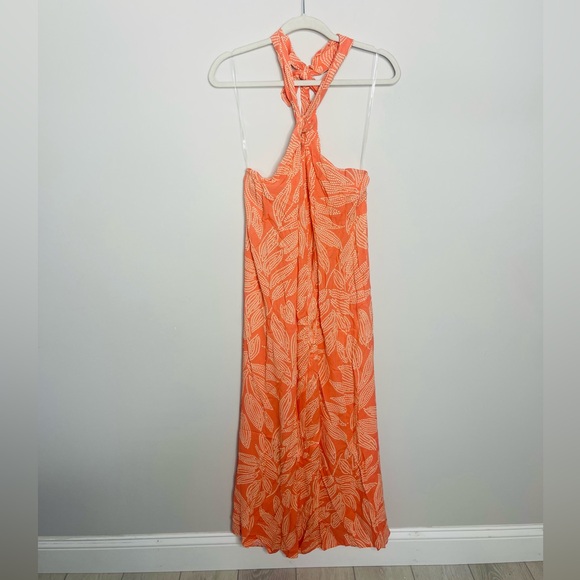 Elan Coral Halter maxi dress NWT - Picture 8 of 10